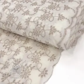 Bawełniana tkanina EMBROIDERY Lilian ecru