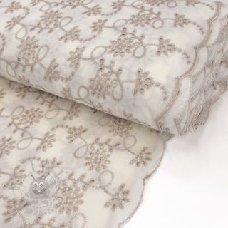 Bawełniana tkanina EMBROIDERY Lilian ecru