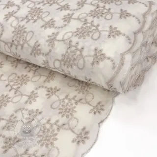 Bawełniana tkanina EMBROIDERY Lilian ecru