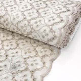 Bawełniana tkanina EMBROIDERY Lilian natural
