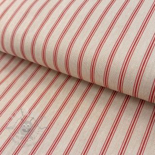 Tkanina dekoracyjna Linenlook Vincennes rouge