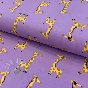Úplet Giraffes lavender