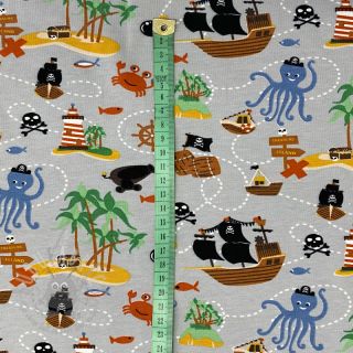 Jersey Pirates island light grey ORGANIC