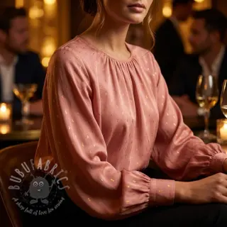 Wiskoza LUREX blush
