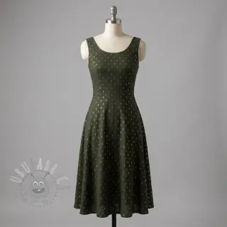 Wiskoza LUREX dark green