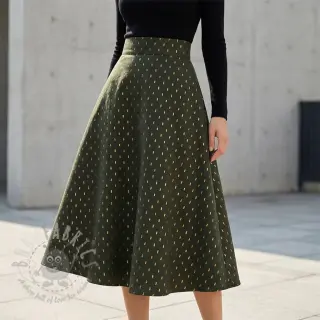 Wiskoza LUREX dark green