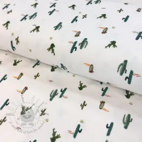 Jersey Safari off white digital print