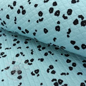 Dresówka QUILT Animal skin fresh sage