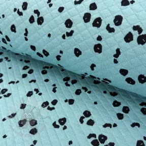 Dresówka QUILT Animal skin fresh sage