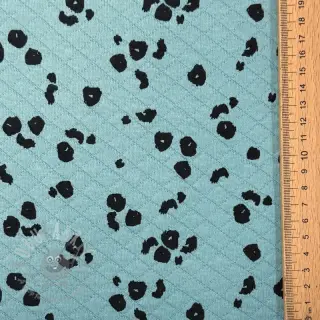 Dresówka QUILT Animal skin fresh sage