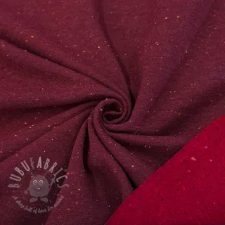 Dresówka drapana COSY burgundy melange