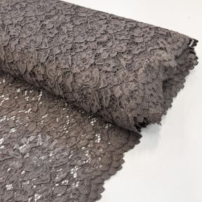 Koronka Scallop dark grey