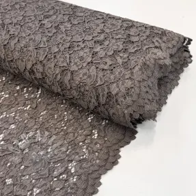 Koronka Scallop dark grey