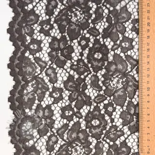 Koronka Scallop dark grey