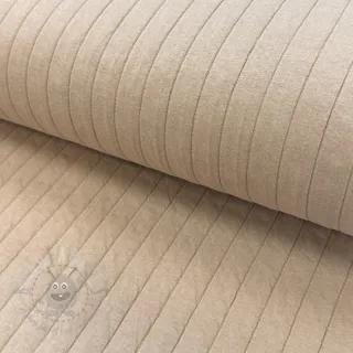Jersey QUILT Stripe sand