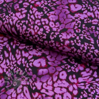 Wiskoza ROSELLA STRETCH Animals purple