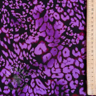 Wiskoza ROSELLA STRETCH Animals purple