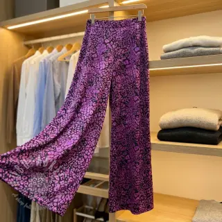 Wiskoza ROSELLA STRETCH Animals purple