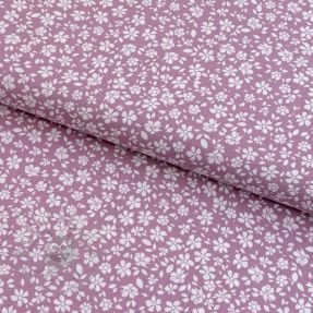 Wiskoza POPLIN STRETCH Small flowers cherryblossom
