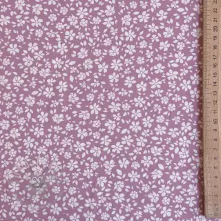 Wiskoza POPLIN STRETCH Small flowers cherryblossom