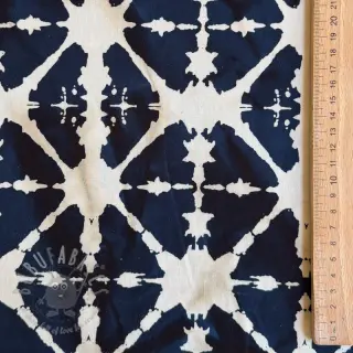Bawełniana tkanina BATIK navy