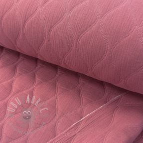 Muślin double gauze QUILT Wave mauve