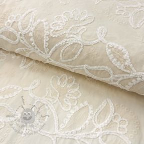 Bawełniana tkanina EMBROIDERY Chenille Manon design B