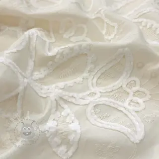 Bawełniana tkanina EMBROIDERY Chenille Manon design B
