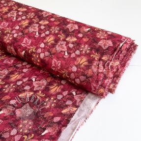 Wiskoza RAYON POPLIN Dark barrock design C