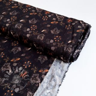 Wiskoza RAYON POPLIN Dark barrock design A