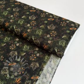 Wiskoza RAYON POPLIN Dark barrock design B