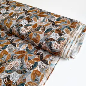 Wiskoza RAYON POPLIN Floral design E