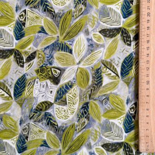 Wiskoza RAYON POPLIN Floral design D