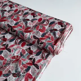 Wiskoza RAYON POPLIN Floral design C