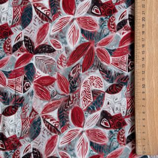 Wiskoza RAYON POPLIN Floral design C