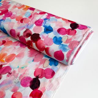 Wiskoza RAYON POPLIN Bouncy design F