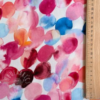 Wiskoza RAYON POPLIN Bouncy design F