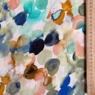 Wiskoza RAYON POPLIN Bouncy design D