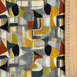 Wiskoza RAYON POPLIN Leona design D