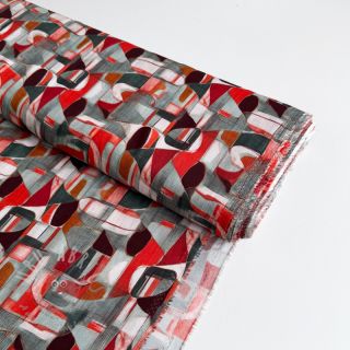 Wiskoza RAYON POPLIN Leona design C