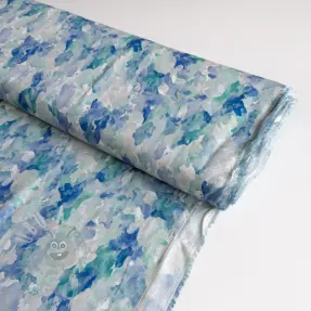 Wiskoza RAYON POPLIN Faded spots design C