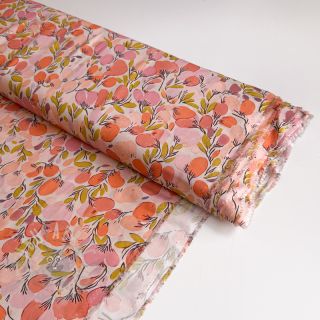 Wiskoza RAYON POPLIN Simplistic flowers design A