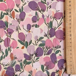 Wiskoza RAYON POPLIN Simplistic flowers design B
