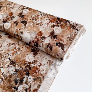 Wiskoza RAYON POPLIN Wild flowers design C