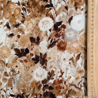 Wiskoza RAYON POPLIN Wild flowers design C