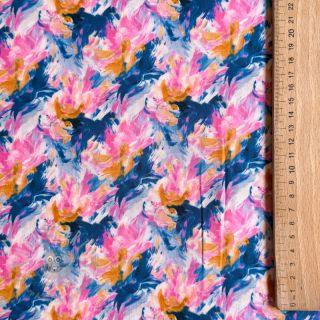 Wiskoza RAYON POPLIN Faded spots design A