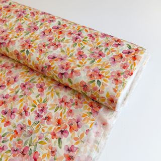 Wiskoza RAYON POPLIN Love design E