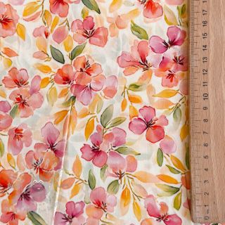 Wiskoza RAYON POPLIN Love design E