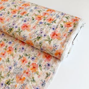 Wiskoza RAYON POPLIN Love design D