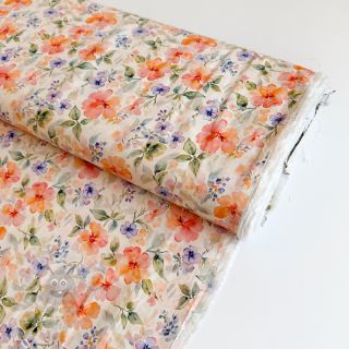 Wiskoza RAYON POPLIN Love design D